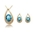 thumbnail image 1 of Fashion Sparkling Hidden Solitaire Austrian Crystal Necklace and Earrings Set, 1 of 1