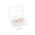 thumbnail image 1 of Fashion Sphere Push Pins Plastic, Clear/Rose Gold, 7/16", 100/Pack, 1 of 4