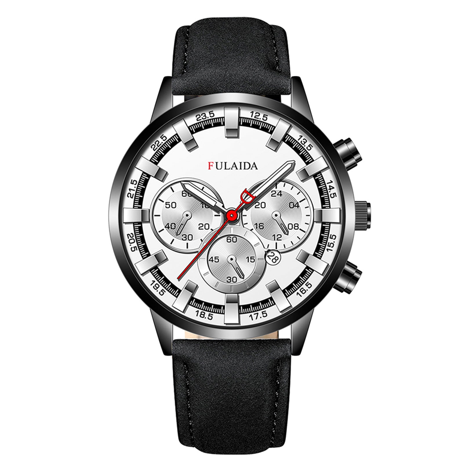 Fashion Sport Men's Stainless Steel Belt Band Quartz Analog Wrist Watch