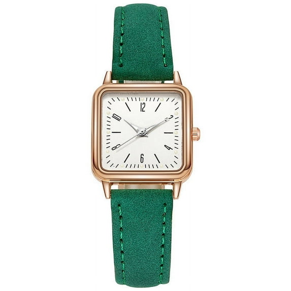 Fashion Sport Ms. Watches for Elderly Women Stainless Steel Case Watches for Nurses Belt Band Replacement Watch Band Quartz Analog Watches with No Batteries Wrist Watch Wide Leather Watch Bands W
