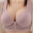 thumbnail image 1 of Fashion Sports Bras for Women Full Coverage Plus Size Solid Color Thin And Steel Hoop Gathered Breathable Underwear For Daily Bras, 1 of 4