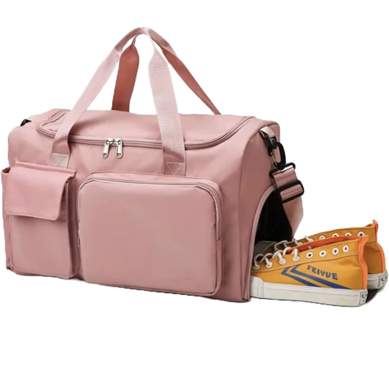 Fashion Sports Duffel Bag - Stylish Carry-On for Travel and Gym Use
