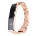 thumbnail image 1 of Fashion Sports Smart Bracelet, High-End Fitness Tracker Smart Band with Step Counter, Pedometer, Waterproof Daily Activity Monitor and Call Alerts for Men Women, Gold Steel Band (10.2 in / 26.0 cm), 1 of 9