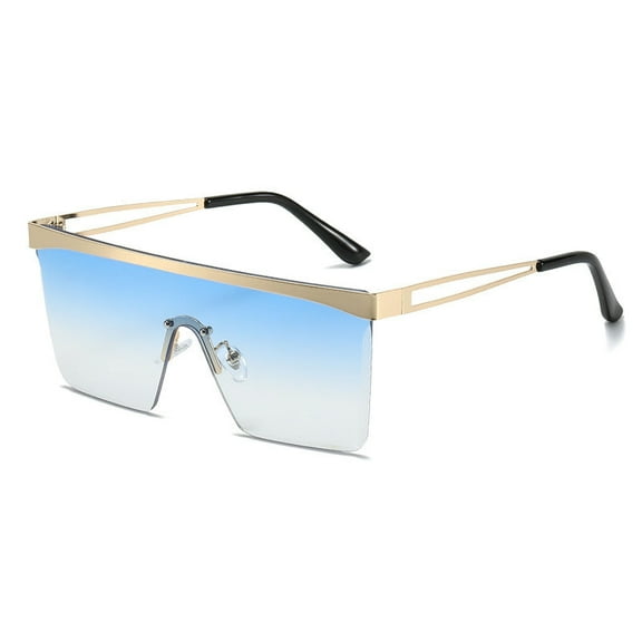 Fashion Square Sunglasses: Metal Frame, PC Lens, UV Protection for Travel and Everyday Wear