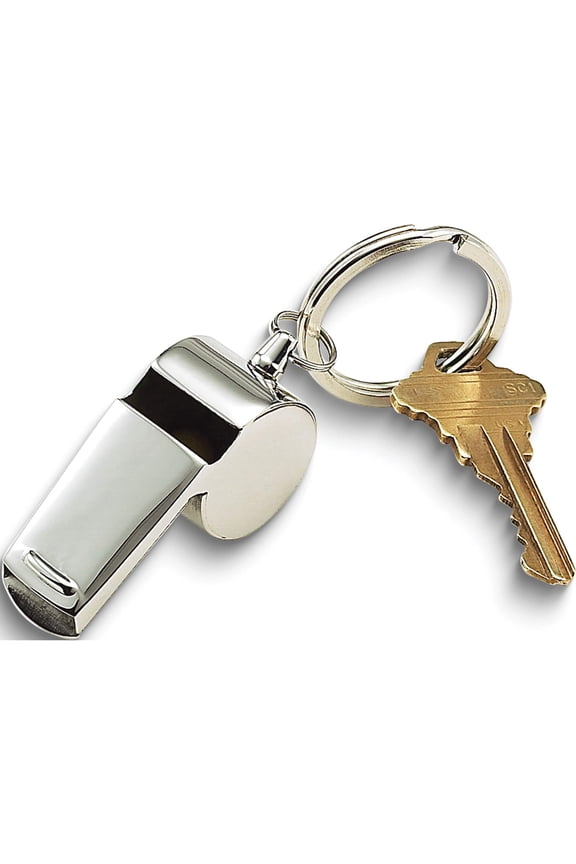 Fashion Stainless Steel Coach Whistle Key Ring Made In China gm4213