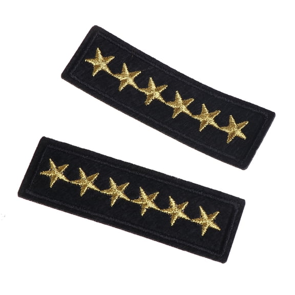 Fashion Star Military Rank Logo Patches for Clothing Backpack DIY Sew Ironing