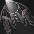 thumbnail image 1 of Fashion Statement Crystals Tassels Shoulder Chain Alloy Body Necklace for Women, Great for Weddings and Festivals, 1 of 8