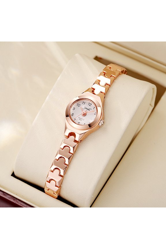 Fashion Steel Band Bracelet for Women, Simple Style High Quartz Watch
