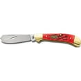 thumbnail image 1 of Fashion Steel Warrior Red Walnut Jig Saddlehorn Knife (4 X 1.5) Made In China gl8533, 1 of 5