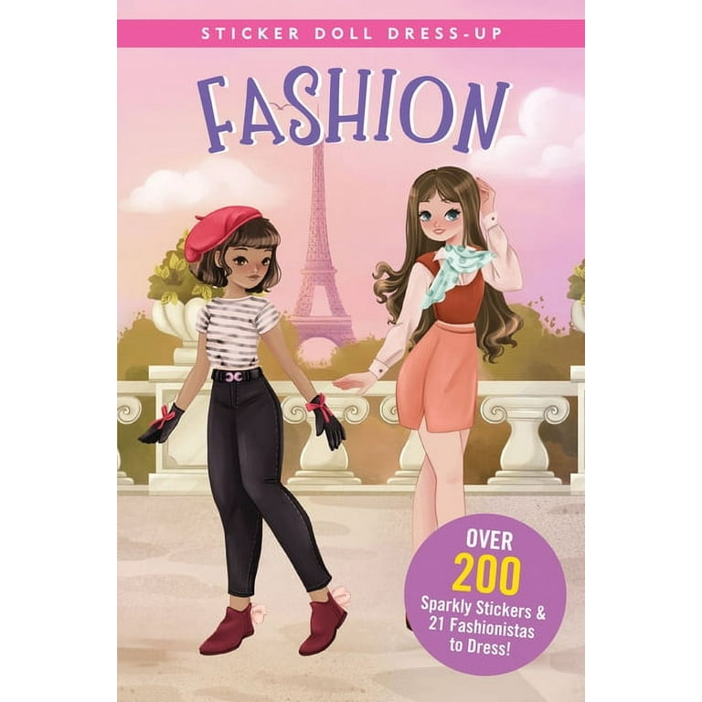 Fashion Sticker Doll Dress-Up Book, (Paperback) Fashion Sticker Doll Dress-Up Book, (Paperback)