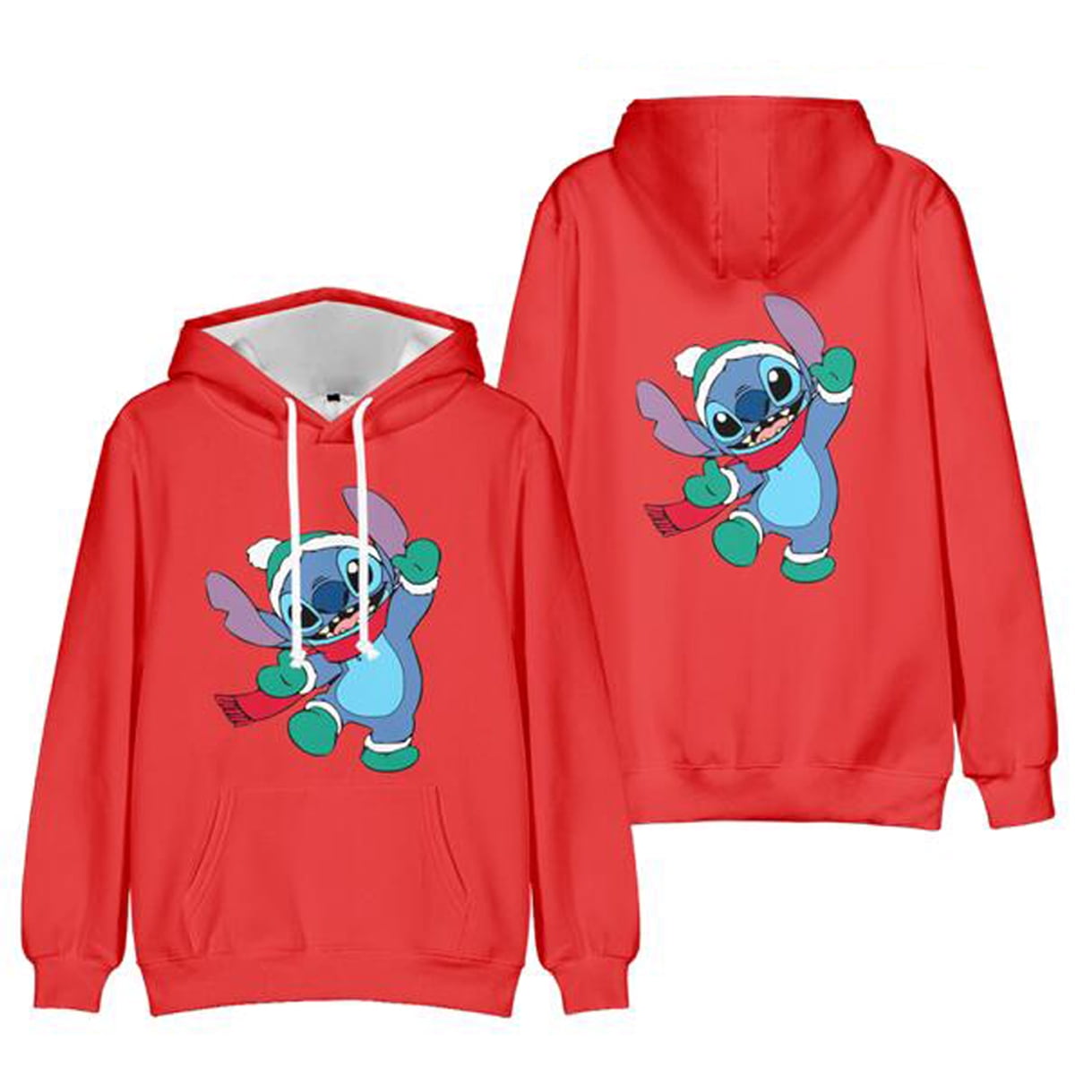 Fashion Stitch Hoodies Teen Girls Boy 3D Printed Hooded Sweatshirt