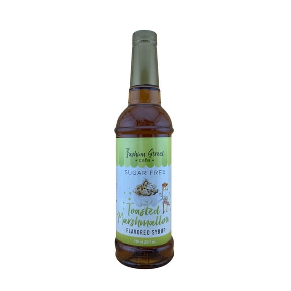 Fashion Street Cafe Sugar Free Toasted Marshmallow Flavored Syrup 25 Fl Oz