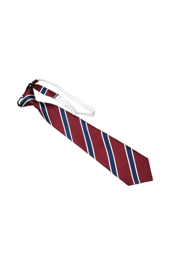 Fashion Striped Necktie for Teen Girl British Banquets Striped Necktie Elegant Uniform Necktie Button Closures