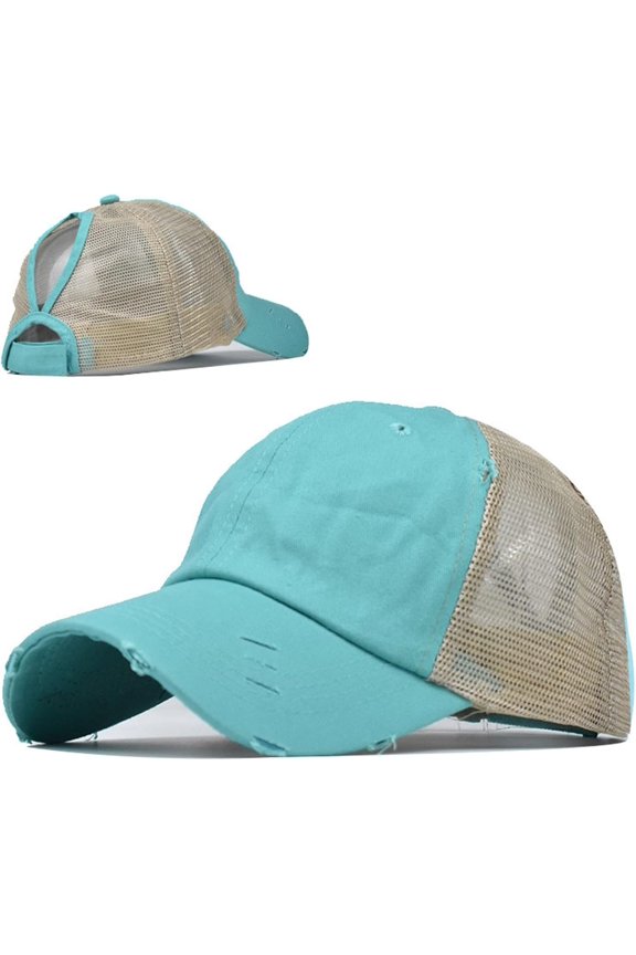 Fashion Style Ponytail Top Hats for Women Baseball Caps High Messy Bun Caps Ponycaps Dad Hats