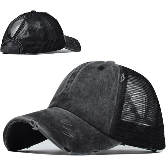 Fashion Style Ponytail Top Hats for Women Baseball Caps High Messy Bun Caps Ponycaps Dad Hats