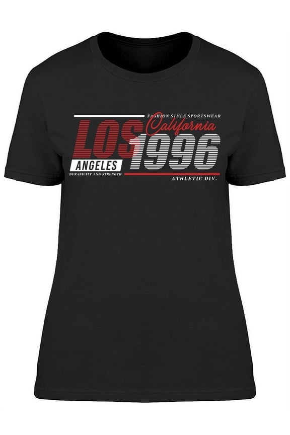 Fashion Style Sportswear L A T-Shirt Women -Image by Shutterstock, Female XX-Large