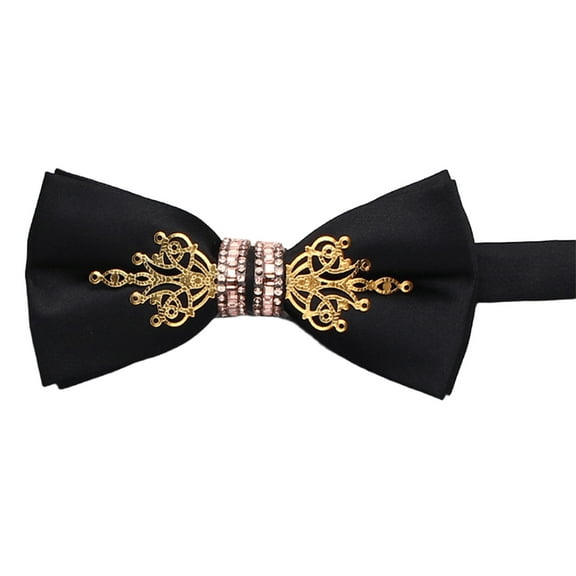 Fashion Suit Tie for Adult Men Adjustable Bowtie Suit Necktie Male Clothing Accessory for Formal Event Wedding Ceremony