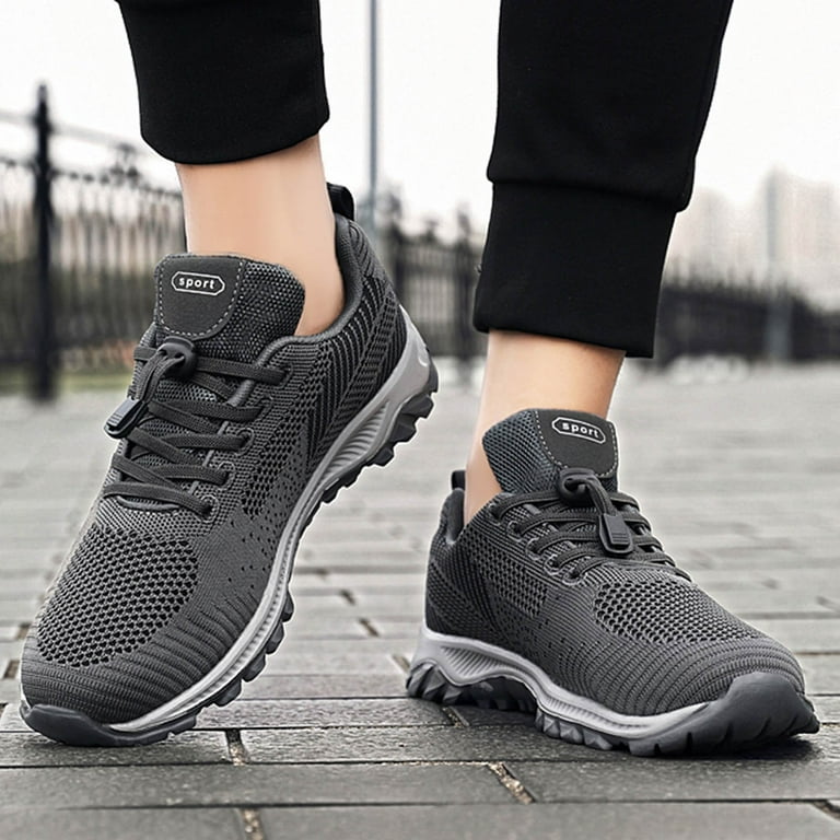 Men's casual breathable athletic sports shoes clearance