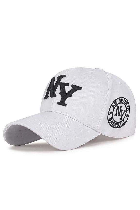 Fashion Summer Letter Embroidered Baseball Cap Snapback Hat | Adjustable Sun Protection & Lightweight Design | Stylish Duckbill Shape for Men & Women | Perfect for Travel, Sports & Daily Wear