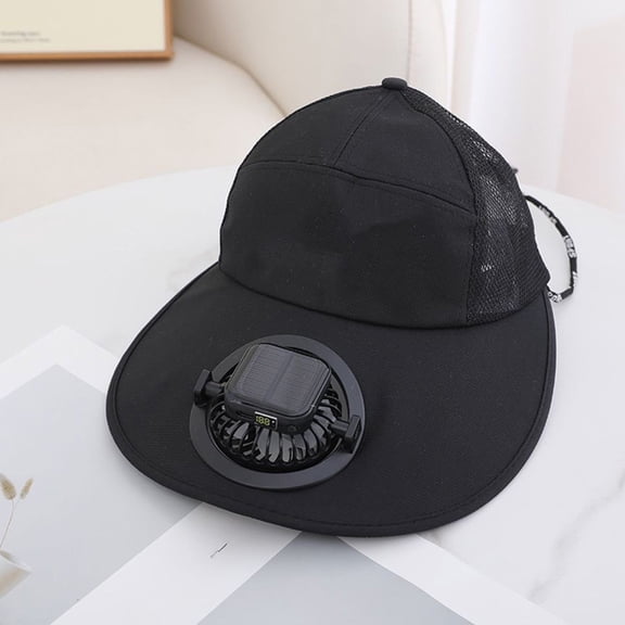 Fashion Sun Hat Outdoor Fast-drying Lightweight Rechargeable Strong Wind Cool Sun Hat Sports