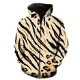 thumbnail image 1 of Fashion Sunflower Graphic Zipper Hoodie 3d Print Leopard Oversized Sweatshirts Men Spring Aututmn Long Sleeve Streetwear Hoodies, 1 of 6