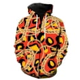 thumbnail image 1 of Fashion Sunflower Graphic Zipper Hoodie 3d Print Leopard Oversized Sweatshirts Men Spring Aututmn Long Sleeve Streetwear Hoodies, 1 of 5