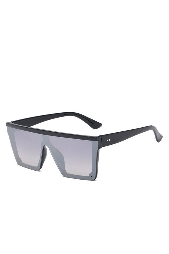 UV400 Protection Sunglasses One Piece Lens Strong Plastic and Metal Frame Fashion Eyewear Stylish Everyday Use
