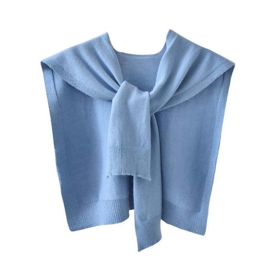 Fashion Sweater Shawl Wraps for Women Sweater Knitted Knotted Shawls Travel Casual Scarf Cape Shoulder Tops