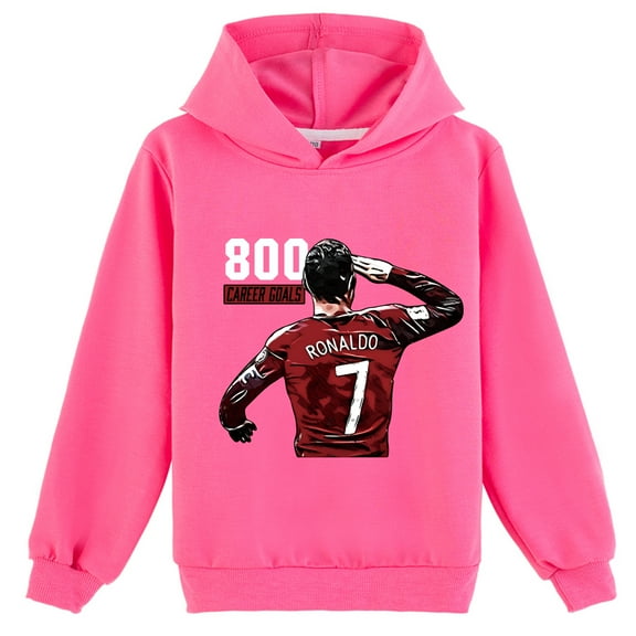 Fashion Sweatshirt Cristiano Ronaldo Graphic Hoodie works for School Students’ Casual Sports Days