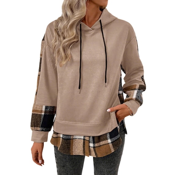 Fashion Sweatshirts for Womens Pullover Plus Size Casual Long Sleeve Round Neck Ladies Sweatshirts Tops Blouse Hoodie