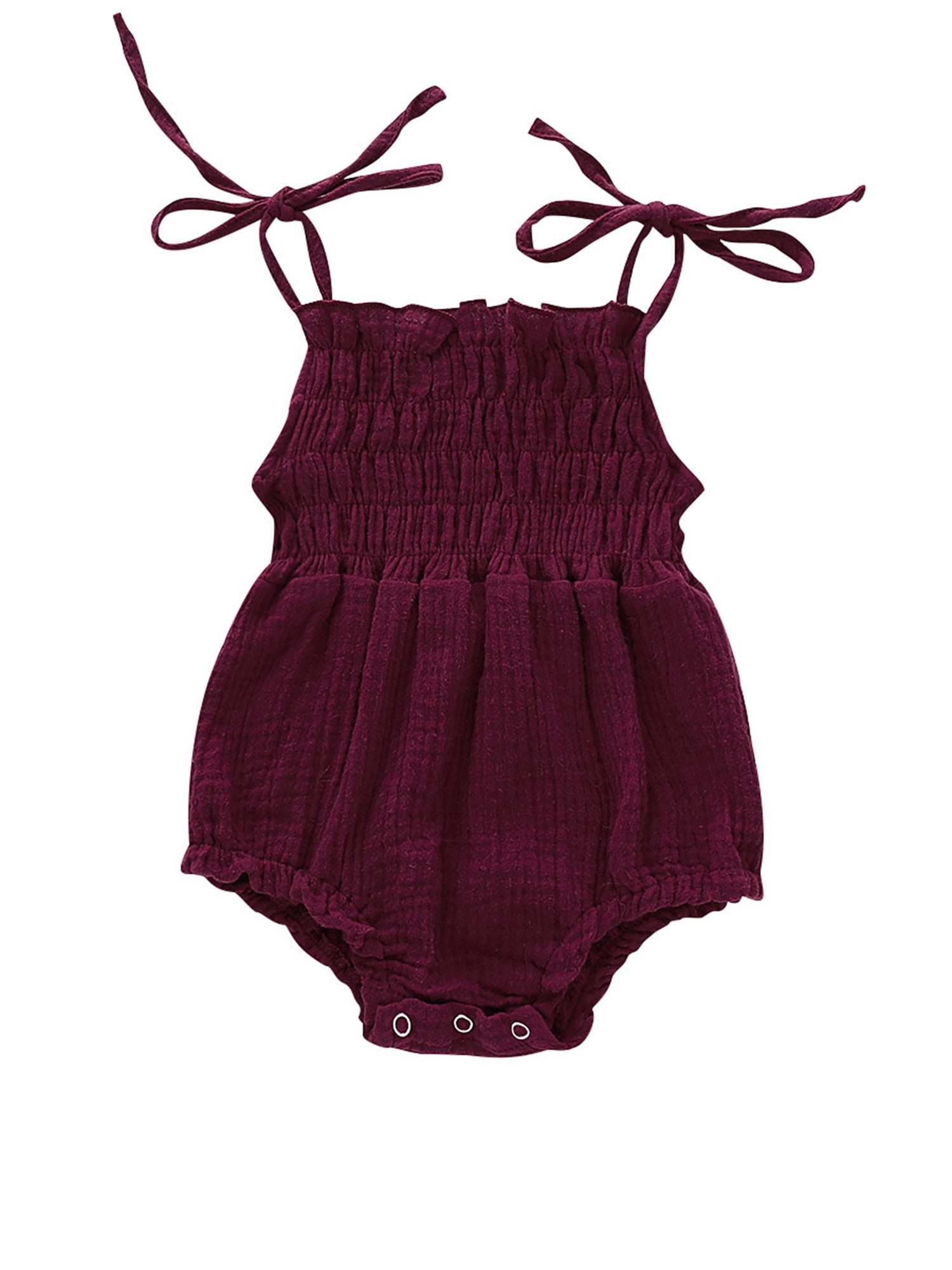 Fashion Sweet Newborn Baby Girl Romper Bodysuit Jumpsuit Casual Clothes ...
