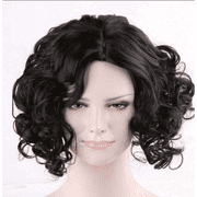 Fashion Synthetic Medium Long Curly Hair Black Hair Wig - Wavy Bun Chignon, Natural Look, Easy DIY Hairstyles, Soft & Lightweight, Travel Friendly, Party, Daily Use, Cosplay, Wedding, Black Hair Wigs