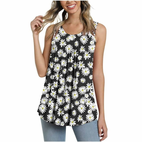 Fashion T Shirts for Women Snake Print Tank Tops Vintage Print Tunic Shirts Ruffle Hem Loose Fitting Blouse Graphic Casual Tee Shirt
