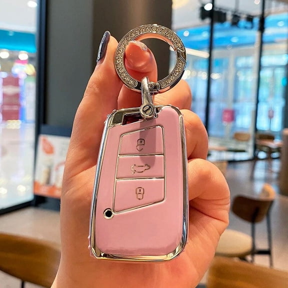 Fashion TPU Car Key Case Cover For Volkswagen VW Tiguan Passat B8 B7 MK2 Magotan CC For Skoda Superb A7 Keychain Accessories