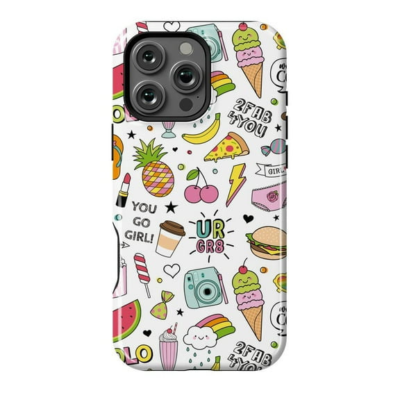 Fashion Teenage Girls Chic Style Phone Case for iPhone 11 12 13 14 15 16 Pro Max