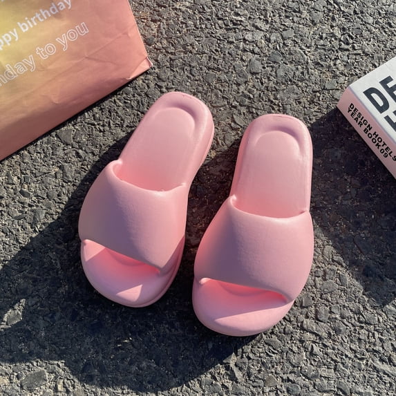Fashion Thick Women Slippers New Summer Platform Sandals Casual Open Toe Outdoor Beach Walking Eva Beach Summer Slippers