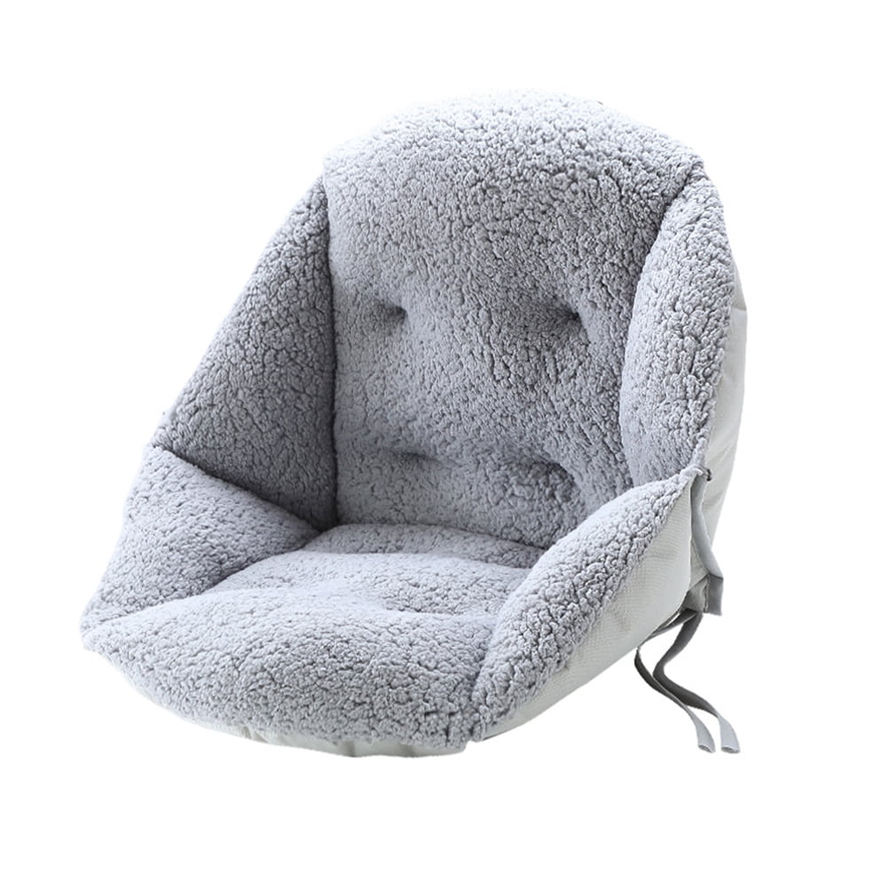 Fashion Thicken Back Cushion Practical Seat Cushion Winter Warmer Plush