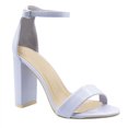thumbnail image 1 of Fashion Thirsty Womens Ladies Block High Heels Ankle Strap Open Toe Slip on Heel Sandals, 1 of 4