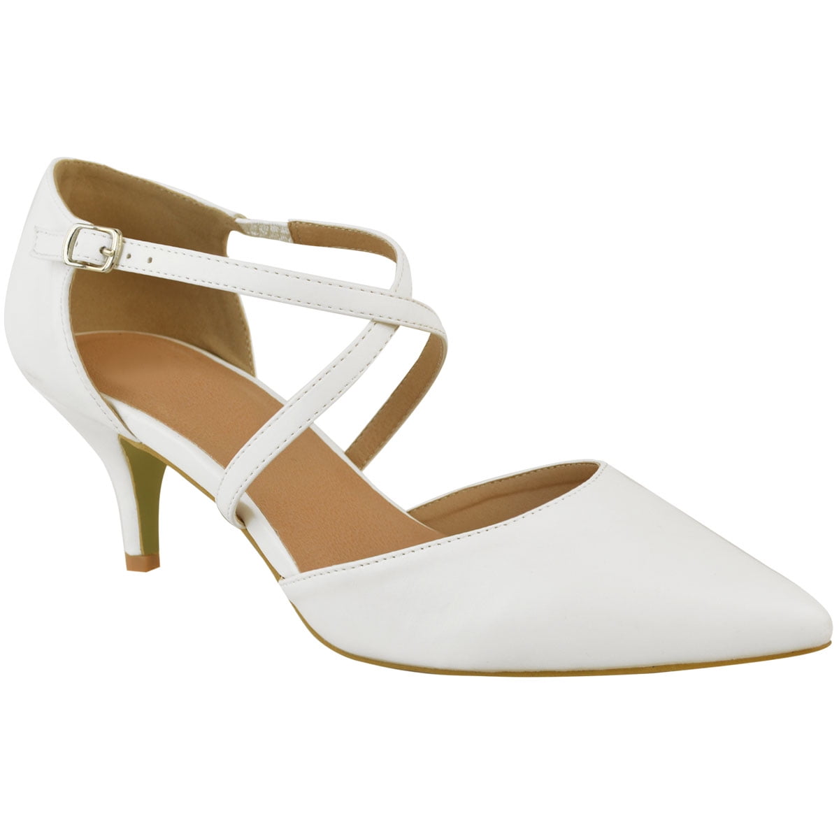 Court shoe with strap sale