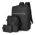 thumbnail image 1 of Fashion Three-piece Backpack Backpack Male Business Usb Charging Laptop Bag High-capacity Students Bag, 1 of 4