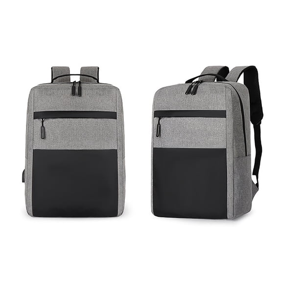 Fashion Three-piece Backpack Backpack Male Business Usb Charging Laptop Bag High-capacity Students Bag