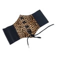 thumbnail image 1 of Fashion Tied Cincher Corset Belt Pattern Elastic Corset Waist Girdle Belt for Theme Event Various Outfit, 1 of 9