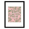thumbnail image 1 of Fashion "To Be Irreplaceable...." Quote - Framed Print, 1 of 1