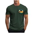 thumbnail image 1 of Fashion Tops for Men Trendy Summer Plus Size Blouses for Men 3X Mens Funny T Shirts Fitted Men Basic Tees Skinny Crop Previous Orders, 1 of 5