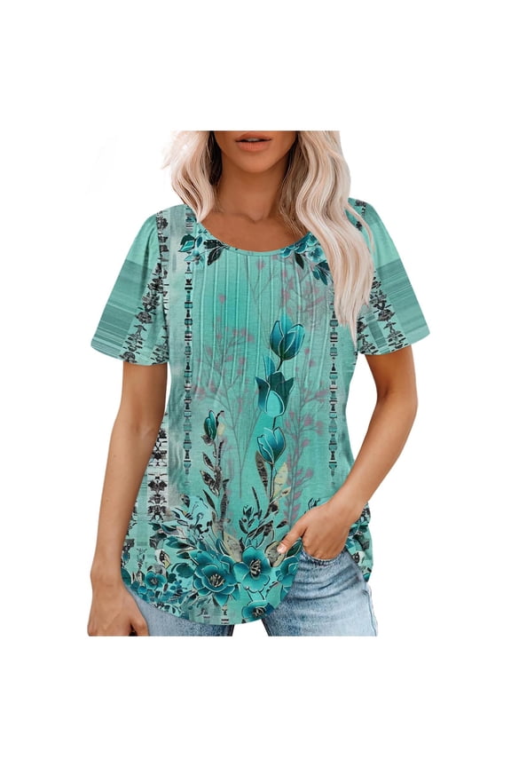 Fashion Tops for Women Trendy Summer Womens Loose T Shirts Workout Tank Tops for Women Loose Fit