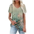 thumbnail image 1 of Fashion Tops for Women Trendy Summer Womens Shirts Loose Fit Women's Summer Tops, Tees & Blouses, 1 of 4