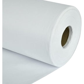 Fashion Track Iron on Fusible Interfacing for Sewing Medium Weight (36 x 394 Inches) 10 Yard Non-Woven Single-Sided (White)