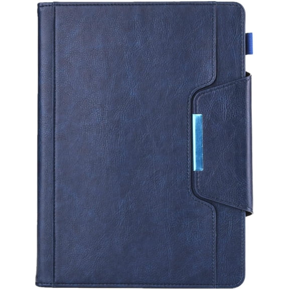 Fashion Trendy Retro PU Tablet Case with Holder Card Slots for iPad Air 1 2 3 4 5 Pro 10.5 11 12.9 inch Exquisite Full Body Rugged Durable Shell(Blue,Pro 12.9 2022)
