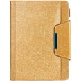 thumbnail image 1 of Fashion Trendy Retro PU Tablet Case with Holder Card Slots for iPad Air 1 2 3 4 5 Pro 10.5 11 12.9 inch Exquisite Full Body Rugged Durable Shell(Gold,Pro 12.9 2022), 1 of 8