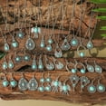 thumbnail image 1 of Fashion Turquoise Long Pendant Ear Rings Suit, 1 of 2